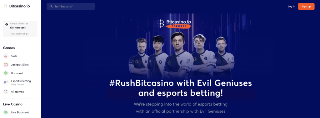 Bitcasino.io - Bitcoin eSports Betting