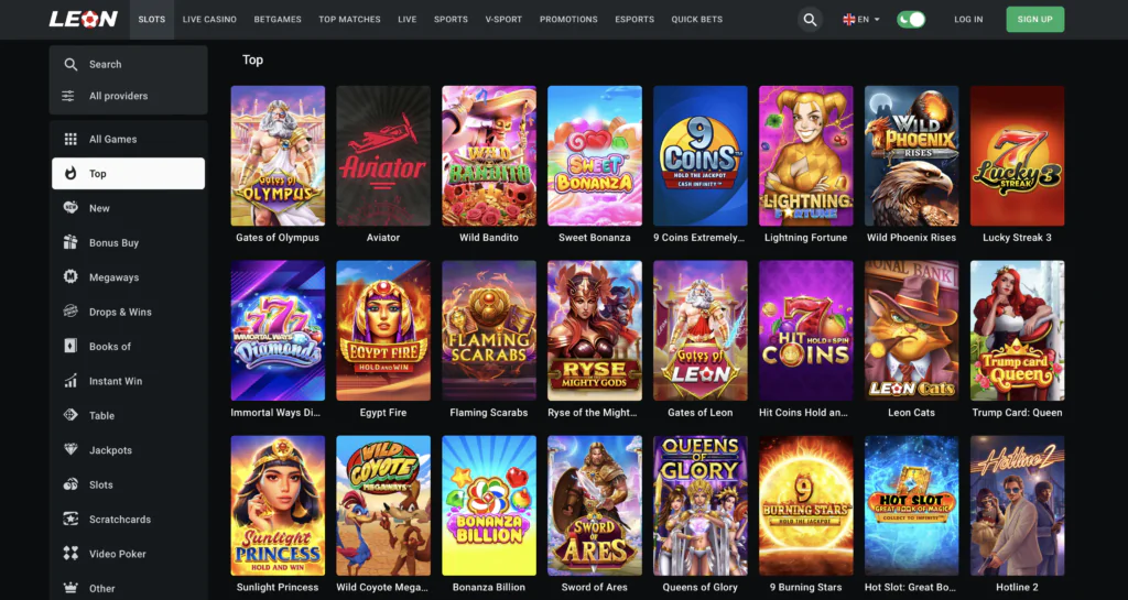 Leon Crypto Casino'ya Genel Bakış